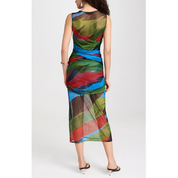 NWT Simon Miller Kinny Mesh Midi Dress Sz M - Picture 3 of 6